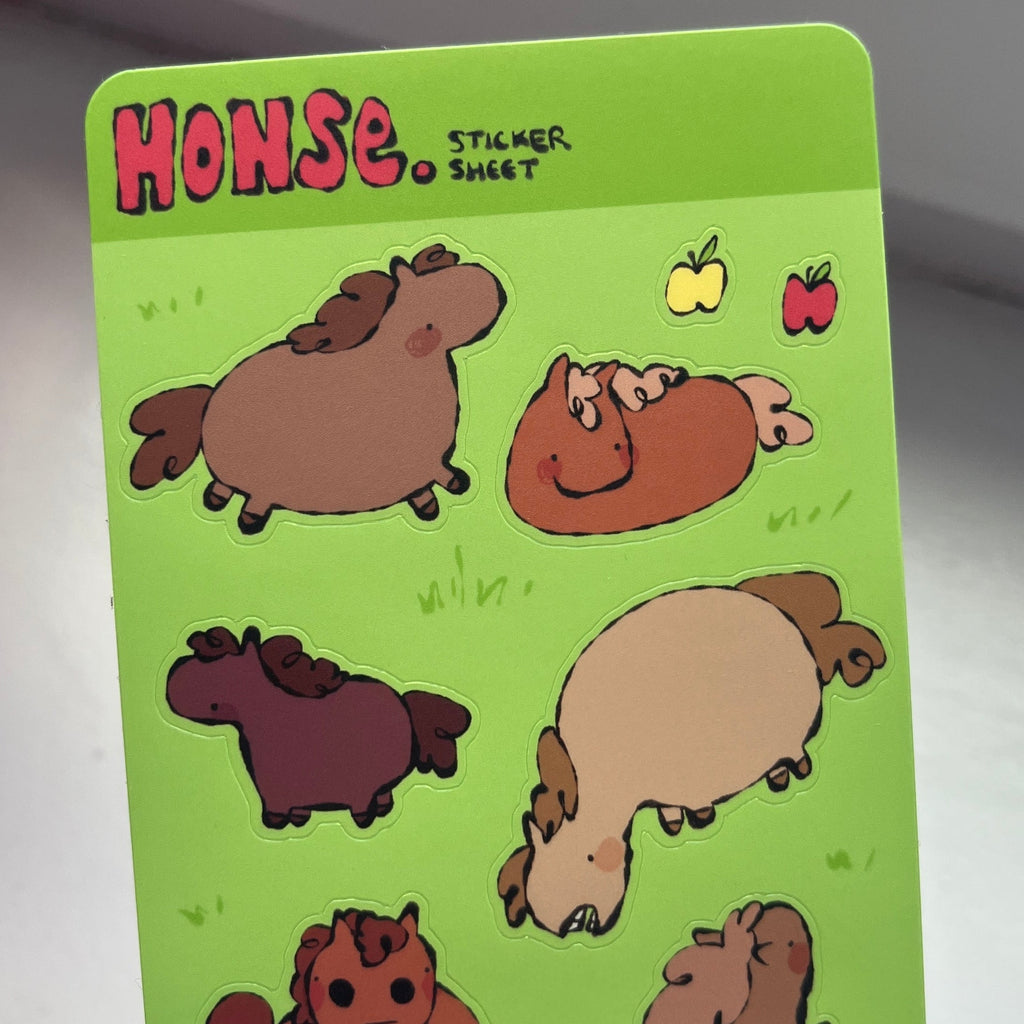 honse sticker sheet